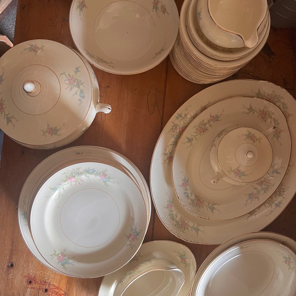 RARE Nautilus Eggshell Homer Laughlin Vintage China 72 Piece Set